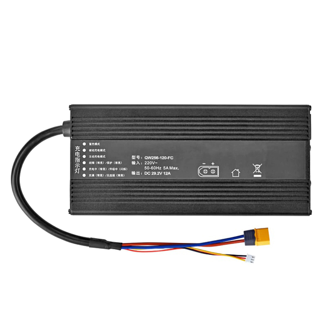 360W CANBUS Chargers 39.6V 40.15V 7a 8a 9a Battery Charger For 11S 33V 35.2V 36V LiFePO4 Battery Smart Robot Drones Electric Scooter AGV