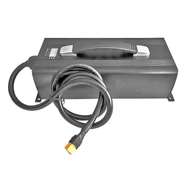 AC 220V 2200W Smart Charger 61.2V 62.05V 30a 35a LiFePO4 Charger For 17S 51V 54.4V Electric Tricycles Electric Cars Battery Pack