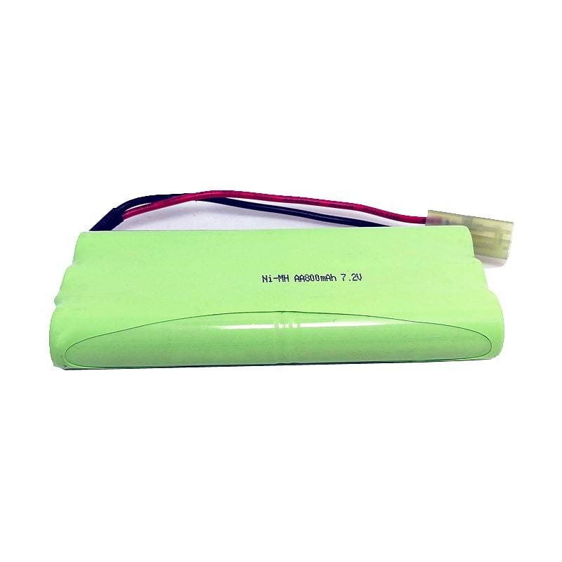 7.2V 800mAh AA Ni-MH Rechargeable Battery Pack with Connector and Wire