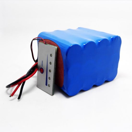 4S3P 12V 14.4V 14.8V 18650 7800mAh rechargeable lithium ion battery pack with Fuel Gauge