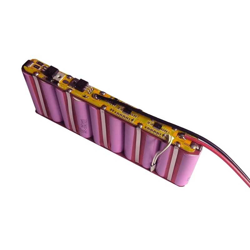 10s1p 8A PCM BMS for 36V 37V Li-ion/Lithium/ Li-Polymer 30V 32V LiFePO4 Battery Pack Size L174*W16*T8mm (PCM-L10S08-987)