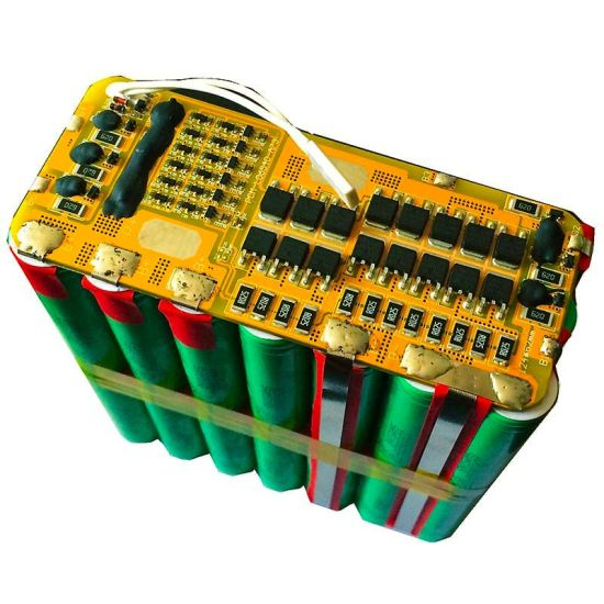 6s 40A PCM BMS for 21.6V 22.2V Li-ion/Lithium/ Li-Polymer 18V 19.2V LiFePO4 Battery Pack Size L124*W52*T6mm (PCM-L06S40-A73)