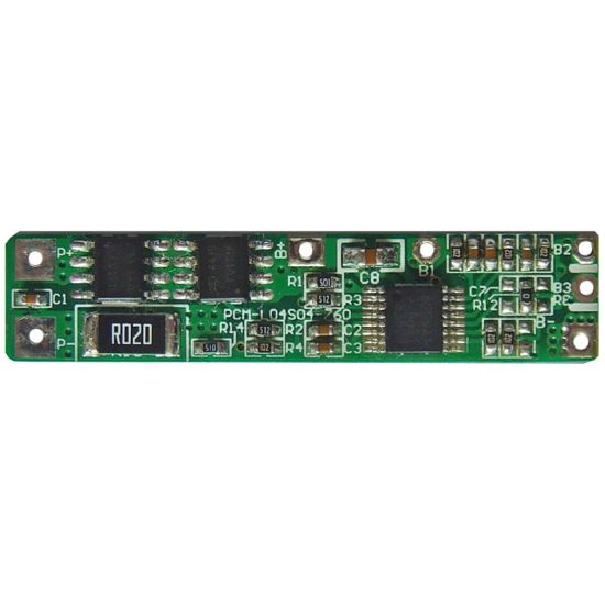 4s 4A PCM BMS for 14.4V 14.8V Li-ion/Lithium/ Li-Polymer 12V 12.8V LiFePO4 Battery Pack Size L46*W10*T4mm (PCM-L04S04-760)