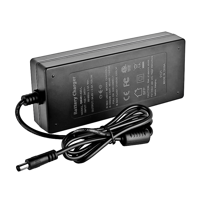 120W 75.6V 76.65V 1.5a Battery Charger for 21S 63V 67.2V LiFePO4 Battery Pack Electric Scooter Electric Bike Portable Power Adapter