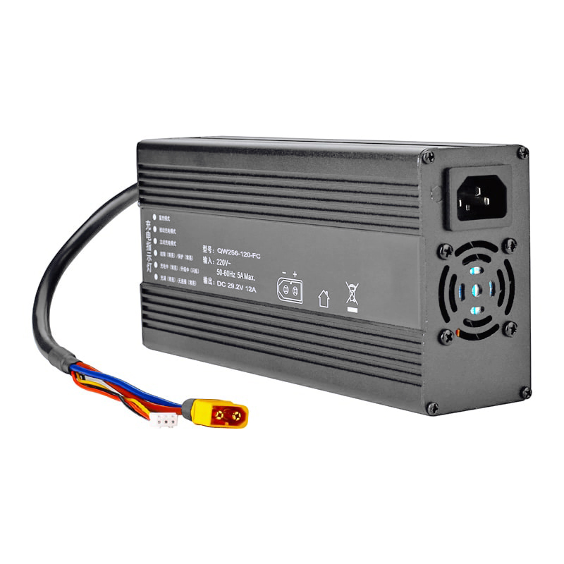 360W CANBUS Chargers 39.6V 40.15V 7a 8a 9a Battery Charger For 11S 33V 35.2V 36V LiFePO4 Battery Smart Robot Drones Electric Scooter AGV