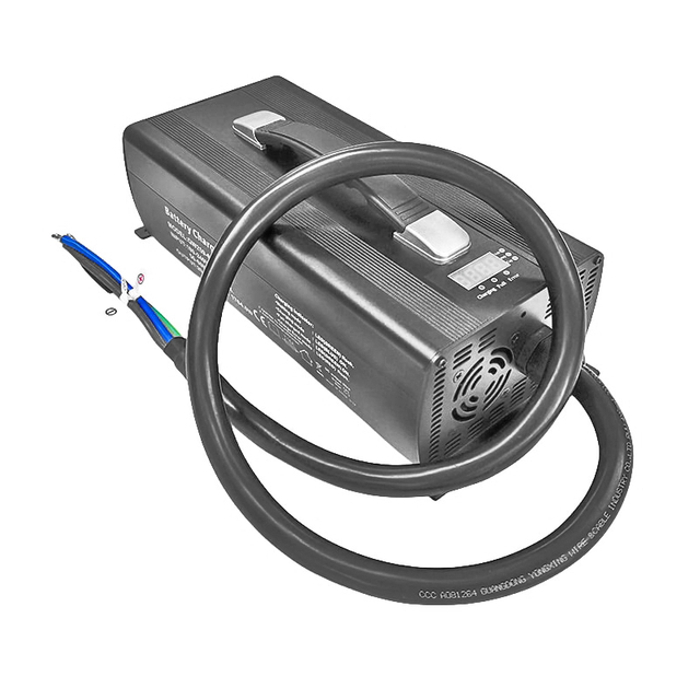 AC 220V 1500W LiFePO4 Battery Charger 50.4V 51.1V 20a 25a 30a Fast Charger For 14S 42V 44.8V Electric Forklift Lawn Mowers Battery Pack
