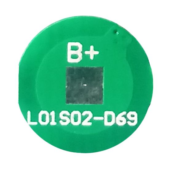 1s 2a Round BMS for 3.6V 3.7V 10500/10450/10440/10280 Li-ion/Lithium 3V 3.2V LiFePO4 Battery Pack Size Φ 9.8mm (PCM-L01S02-D69)