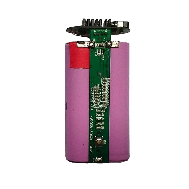2s1p 7.2V 7.4V 18650 2600mAh Rechargeable Lithium Ion Battery Pack with Flk Ti-Sbp3