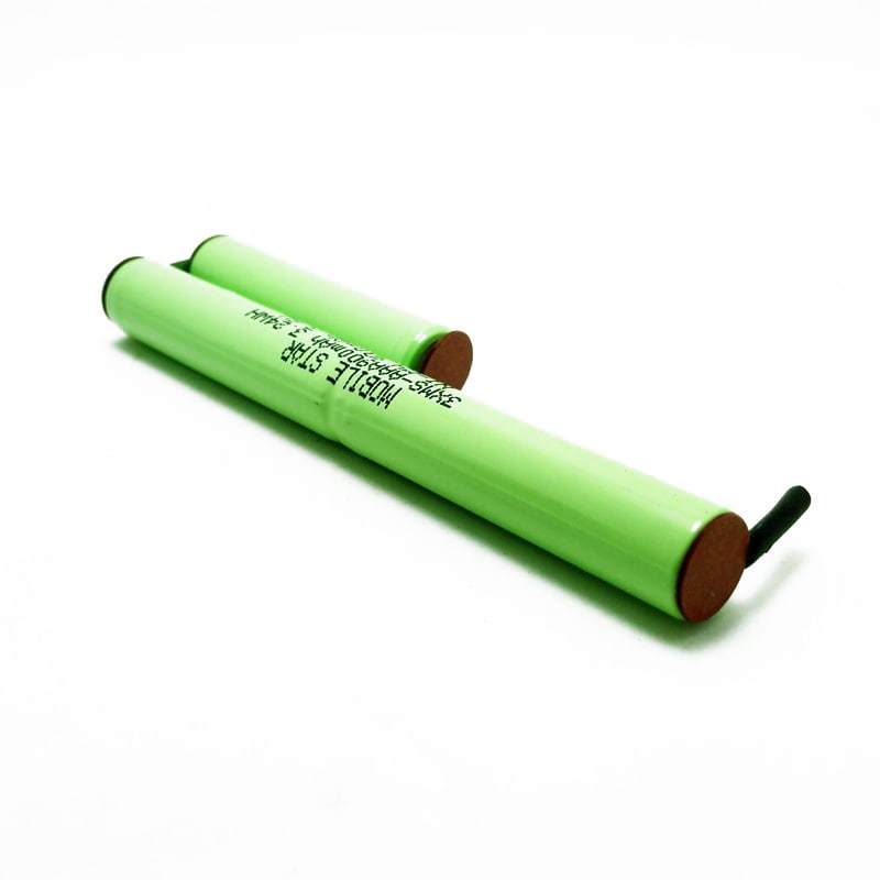 3.6V 900mAh AAA NiMH Rechargeable Battery Pack with Soldering Lugs