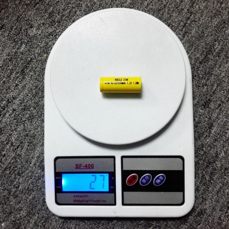 Flat Top Ni-CD Rechargeable Battery 1.2V 4/5A (1500mAh)