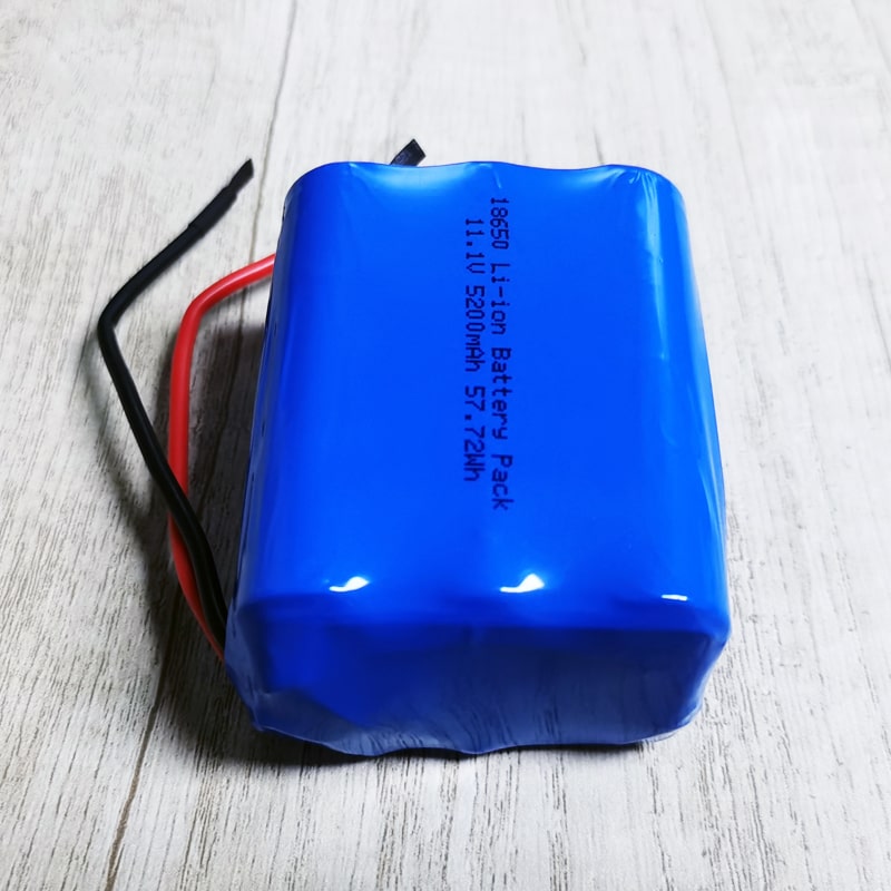 3S2P 10.8V 11.1V 12V 18650 5200mAh rechargeable lithium ion battery pack for LED lights