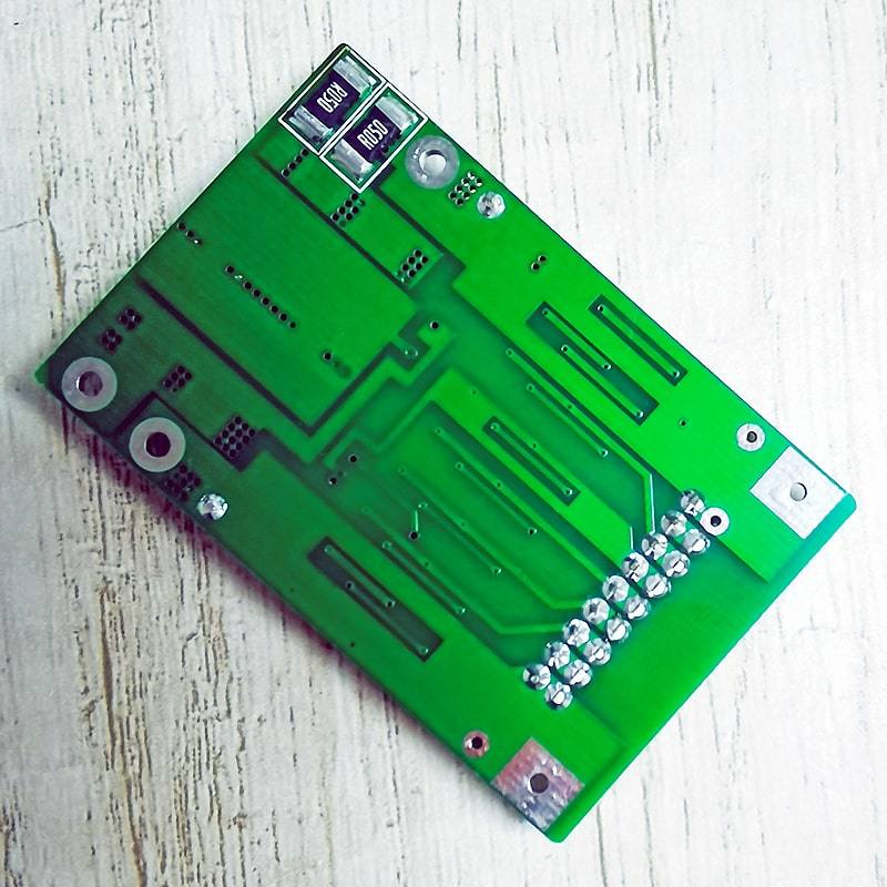 5s-8s 5A PCM BMS for 28.8V 29.6V Li-ion/Lithium/ Li-Polymer 24V 25.6V LiFePO4 Battery Pack Size L50*W40*T9mm PCM-L08s12-440 (C)