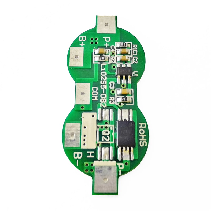 2s 5A BMS for 7.2V 7.4V Li-ion/Lithium/Li-Polymer 6V 6.4V LiFePO4 Battery Pack Size L33*L14.7*T2.5mm (PCM-Li02S5-082)