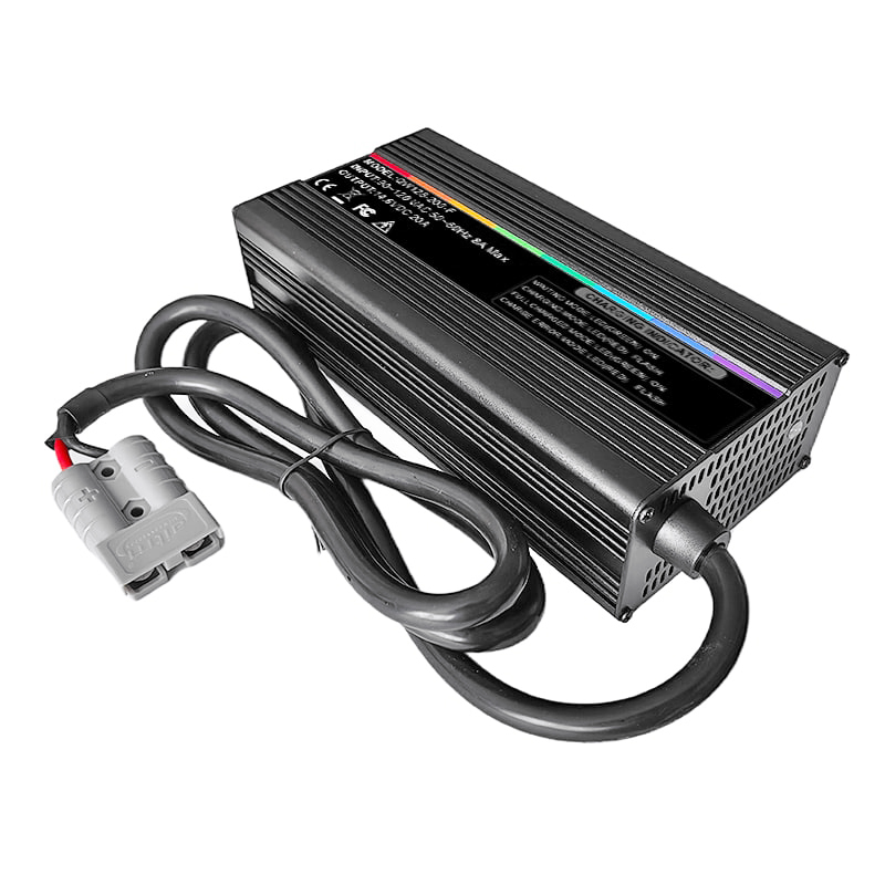 360W Battery Chargers 64.8V 65.7V 4a 5a 5.5a LiFePO4 Charger 18S 54V 57.6V Electric Scooters Electric Motorcycles Battery Pack
