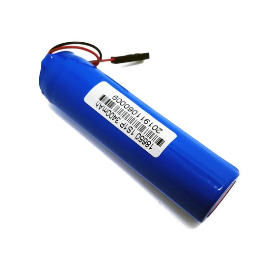 3.6V 3.7V 18650 3400mAh Rechargeable Li-ion Lithium Battery Pack with PCM and Connector