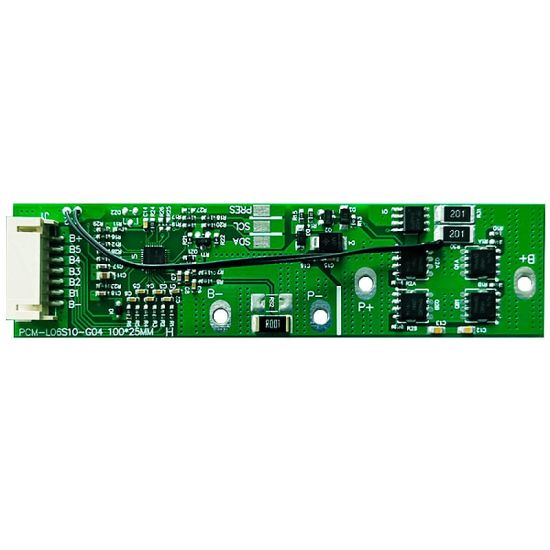 6s 10A PCM BMS for 21.6V 22.2V Li-ion/Lithium/ Li-Polymer 18V 19.2V LiFePO4 Battery Pack with Smbus Protocol and Ntc (PCM-L06S10-G04)