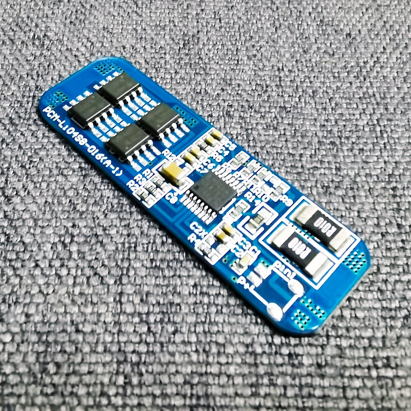 3s 4s 7A BMS for 14.4V 14.8V Li-ion/Lithium/Li-Polymer 12V 12.8V LiFePO4 Battery Pack Size L50*W16*T4mm (PCM-Li04S8-016)