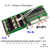 12s 15A PCM BMS for 42V 44.4V Li-ion/Lithium/ Li-Polymer 36V 38.4V LiFePO4 Battery Pack Size L120*W42*T10mm (PCM-L12S15-634)