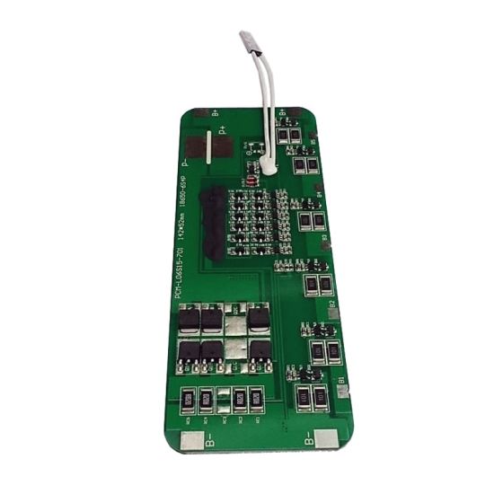 6s 15A PCM BMS for 21.6V 22.2V Li-ion/Lithium/ Li-Polymer 18V 19.2V LiFePO4 Battery Pack Size L142*W52*T6mm (PCM-L06S15-701)