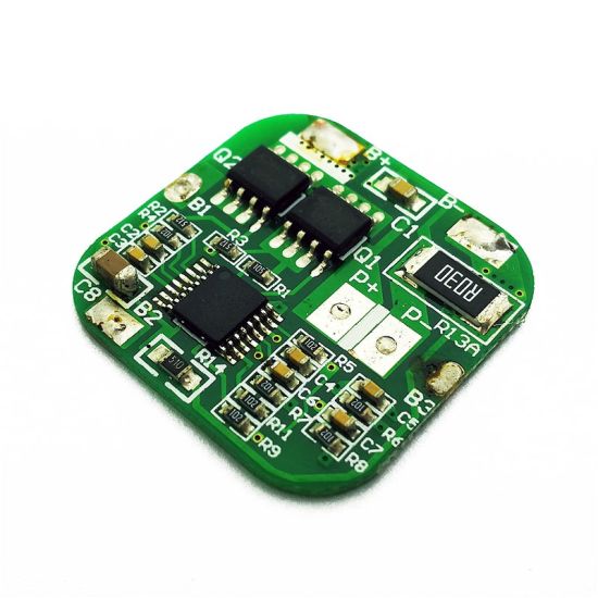 4s 4A PCM BMS for 14.4V 14.8V Li-ion/Lithium/ Li-Polymer 12V 12.8V LiFePO4 Battery Pack Size L26*W26*T3mm (PCM-Li04S8-068)