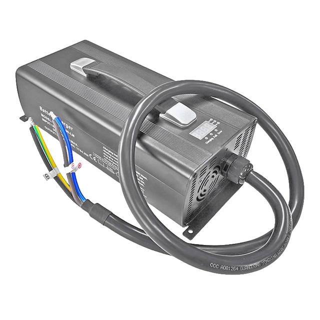 AC 220V 1500W LiFePO4 Battery Charger 24V 25.2V 25.55V 40a 45a 50a 55a 59a Fast Charger For 7S 21V 22.4V Electric Forklift Lawn Mowers Battery Pack