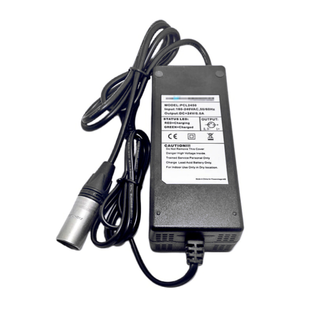150W Battery Charger 24V 5a Charger for AGM VRLA GEL Electric Scooter Robot Electric Bicycle Lead Acid Batteries Packs
