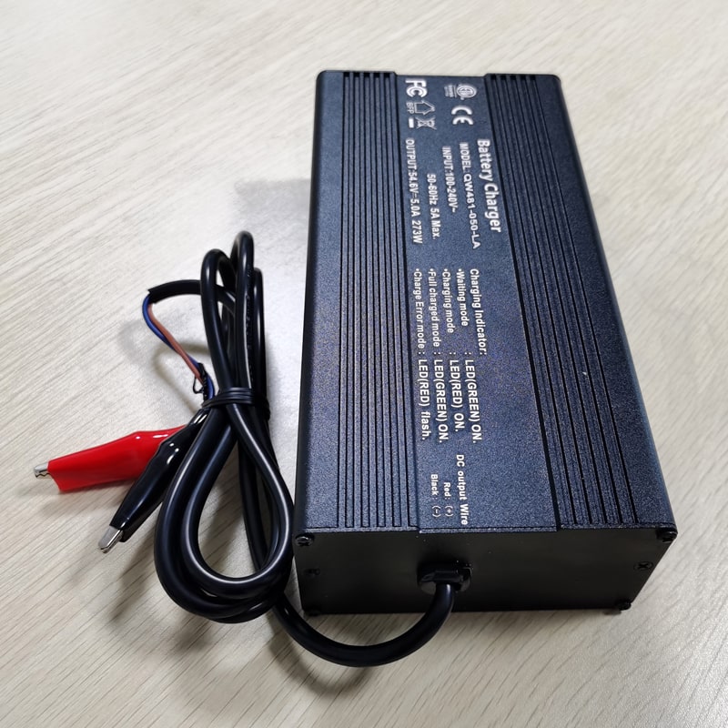 Factory Direct Sale 54.6V 6a 360W charger for 13S 48V 46.8V Li-ion/Lithium Polymer battery with Waterproof IP54 IP56