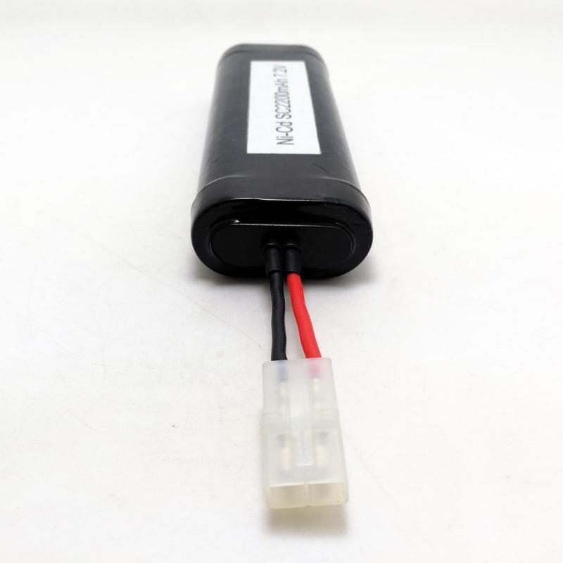 7.2V 2200mAh High Discharge Rate 10c Sc Ni-CD Rechargeable Battery Pack with Connector and Wire