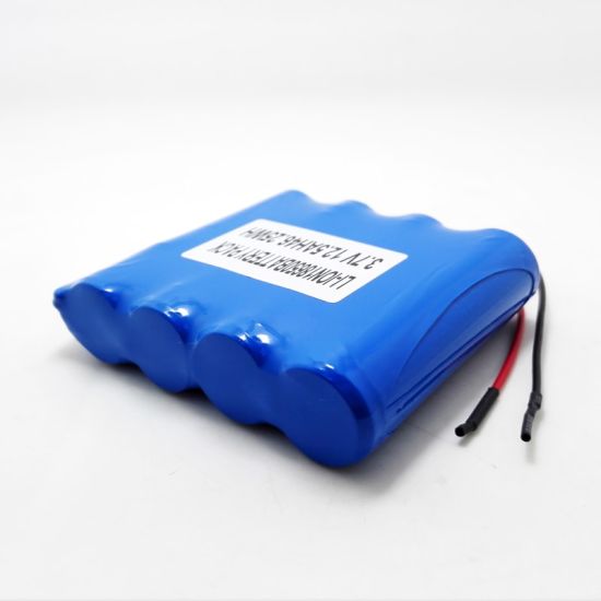 1s4p 3.6V 3.7V 18650 12500mAh 12.5ah Rechargeable Lithium Ion Battery Pack with PCM and Connector