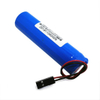 3.6V 3.7V 18650 3400mAh Rechargeable Li-ion Lithium Battery Pack with PCM and Connector
