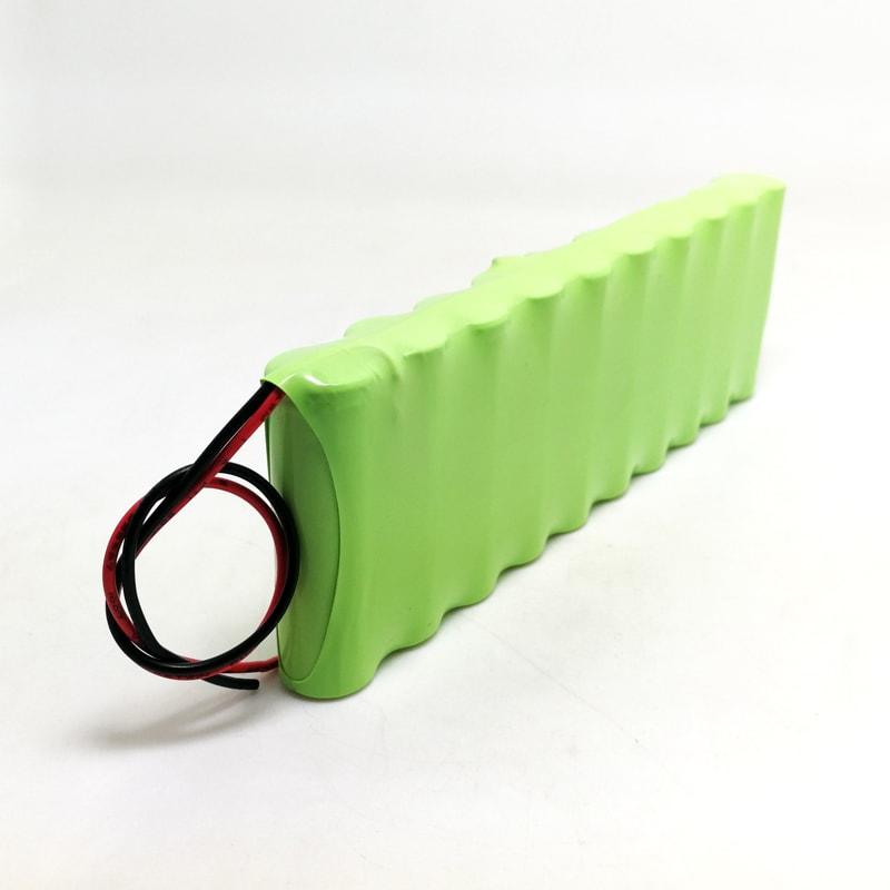 12V 1800mAh AA Ni-MH Rechargeable Battery Pack with Connector and Wire