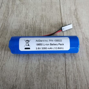 3.6V 3.7V 18650 3350mAh Rechargeable Li-ion Lithium Battery Pack with PCM and Connector