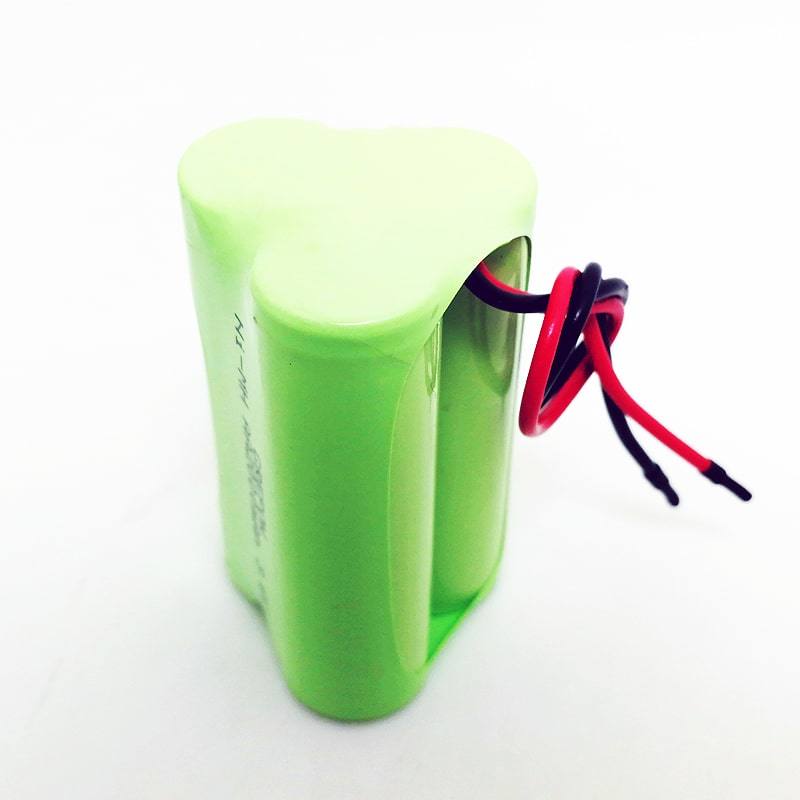 3.6V 2000mAh AA Ni-MH Rechargeable Battery Pack with Connector and Wire