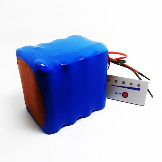 6S2P 21.6V 22.2V 18650 6800mAh rechargeable lithium ion battery pack with Fuel Gauge