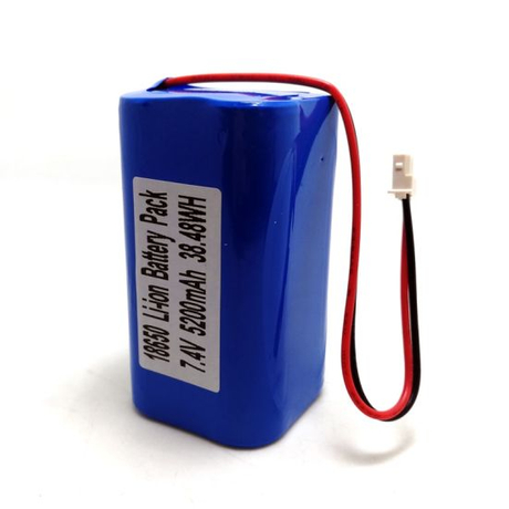 2s2p 7.2V 7.4V 18650 5200mAh Rechargeable Lithium Ion Battery Pack with ...