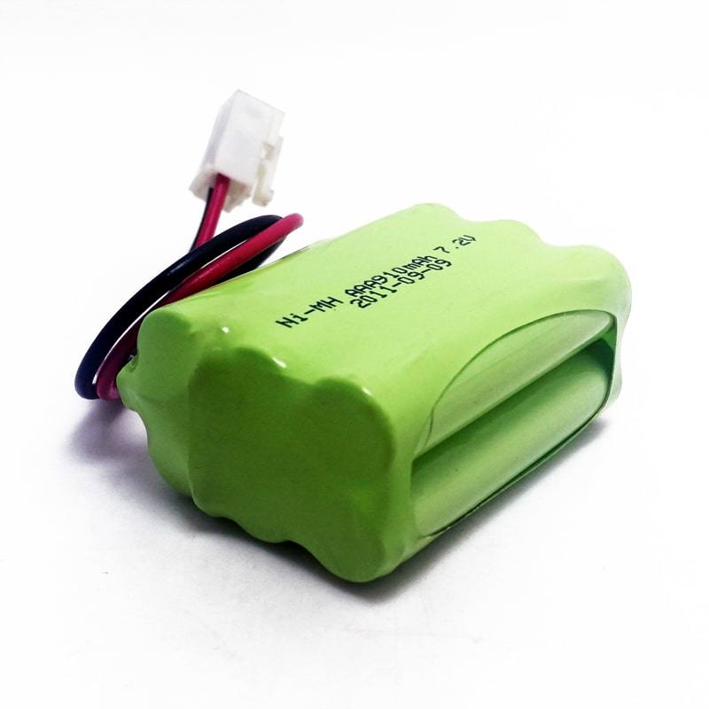 7.2V 910mAh AAA Ni-MH Rechargeable Battery Pack with Connector and Wire