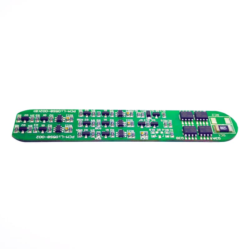 5s 7A PCM BMS for 18V 18.5V Li-ion/Lithium/Li-Polymer 15V 16V LiFePO4 Battery Pack Size L86*W16*T4mm (PCM-Li05S8-002)