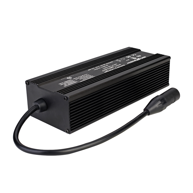 Factory Direct Sale 43.2V 43.8V 5a 250W charger for 12S 36V 38.4V LiFePO4 battery pack with Waterproof IP54 IP56