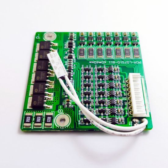 4s-7s 15A PCM BMS for 24V 25.2V 25.9V Li-ion/Lithium/ Li-Polymer 21V 22.4V LiFePO4 Battery Pack Size L60*W60*T6mm (PCM-L07S10-811)