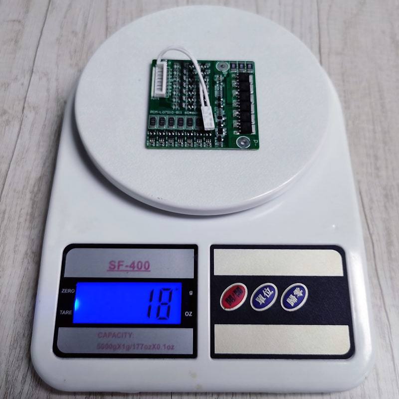 4s-7s 15A PCM BMS for 24V 25.2V 25.9V Li-ion/Lithium/ Li-Polymer 21V 22.4V LiFePO4 Battery Pack Size L60*W60*T6mm (PCM-L07S10-811)