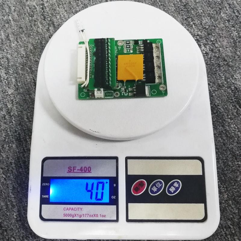 10s/13s C: 5A D: 25A PCM BMS for 48V 48.1V Li-ion/Lithium/ Li-Polymer 41.6V 42V LiFePO4 Battery Pack Size L80*W60*T10mm (PCM-L13S25-B24)