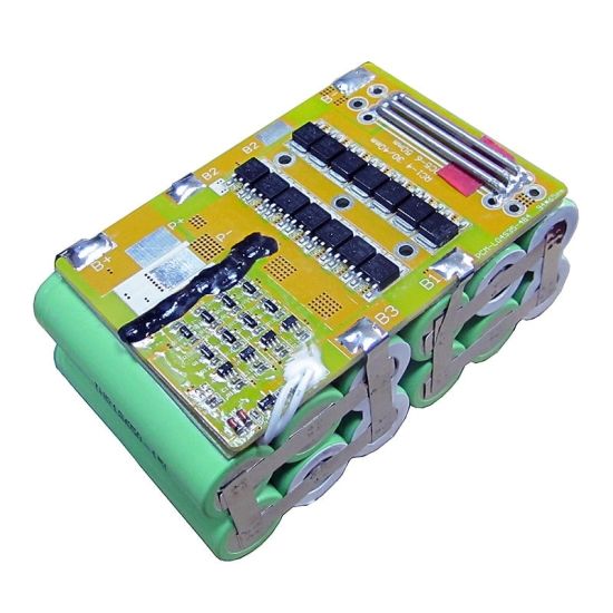 4s 35A PCM BMS for 14.4V 14.8V Li-ion/Lithium/ Li-Polymer 12V 12.8V LiFePO4 Battery Pack Size L94*W65*T5mm (PCM-L04S35-484)