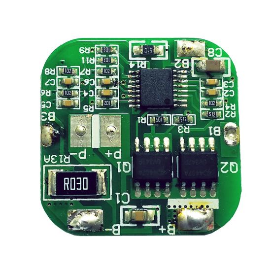 4s 4A PCM BMS for 14.4V 14.8V Li-ion/Lithium/ Li-Polymer 12V 12.8V LiFePO4 Battery Pack Size L26*W26*T3mm (PCM-Li04S8-068)