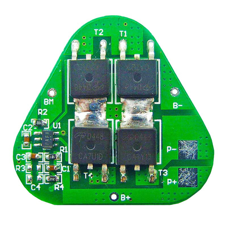 2s 8A Triangle BMS for 7.2V 7.4V Li-ion/Lithium/Li-Polymer 6V 6.4V ...