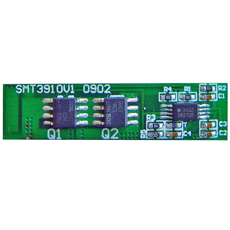2S 3A 6.4V PCB BMS Protection Board For 2x 18650 LiFePO4 Battery Cells – 3A Circuit, LiFe Protection