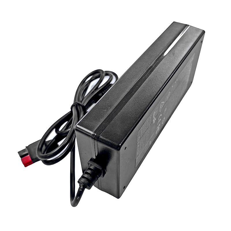 120W 50.4V 51.1V 2A Fast Charger for 14S 42V 44.8V LiFePO4 Battery Pack Electric Scooters Portable Battery Charger Power Supply