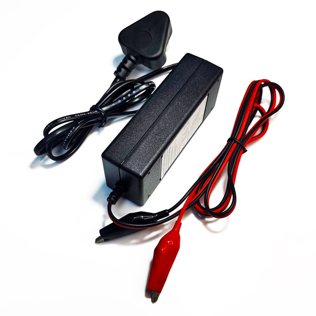 30W Battery Charger 12.6V 2a Smart Charger for 3S 10.8V 11.1V 12V Lithium ion Batteries Electric Scooter Toy Robots Battery Pack