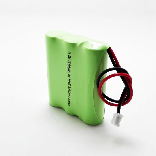 3.6V 2200mAh AA Ni-MH Rechargeable Battery Pack for Emergency light