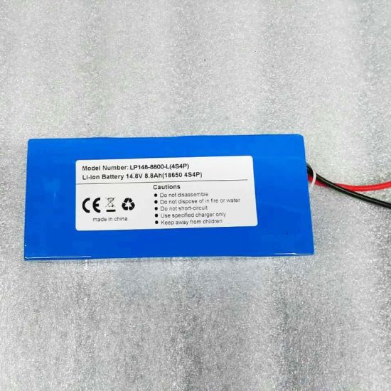 4S4P 12V 14.4V 14.8V 18650 8800mAh Large current rechargeable lithium ion battery pack with Fuel Gauge