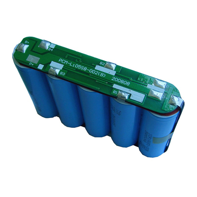 5s 7A PCM BMS for 18V 18.5V Li-ion/Lithium/Li-Polymer 15V 16V LiFePO4 Battery Pack Size L86*W16*T4mm (PCM-Li05S8-002)
